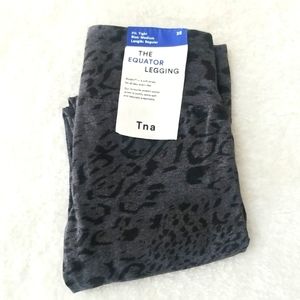 Tna the equator leggings leopard print size XS regular length